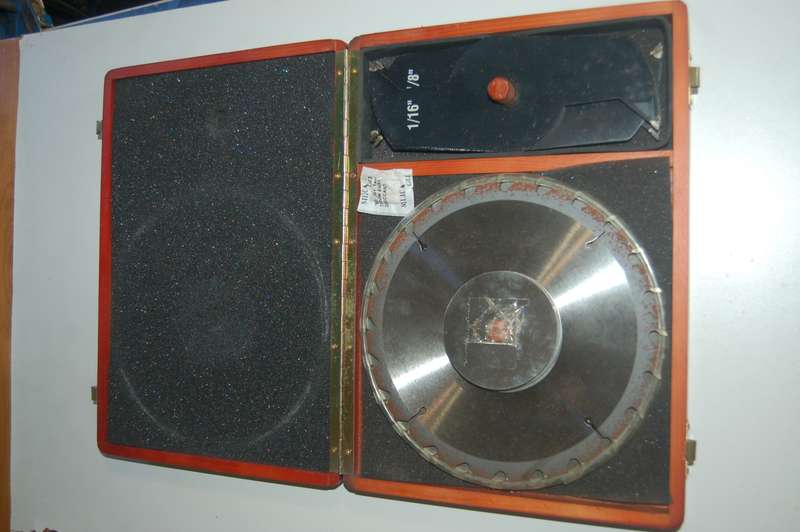WOODWORKER MASTERCRAFT 200MM DADO SET IN CASE AS NEW