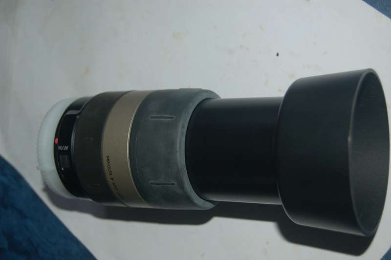 MINOLTA AUTO 115MM WIDE ANGLE FILM CAMERA HAS TWO ZOOM LENSES 28-56MM AND 80-240MM