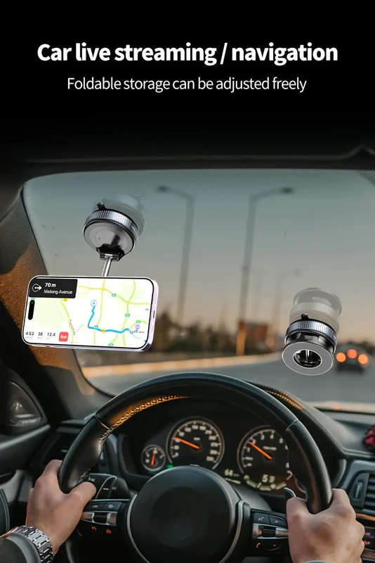 Universal Magnetic Car Phone Holder | Secure Grip | Fits iPhone, Samsung & More