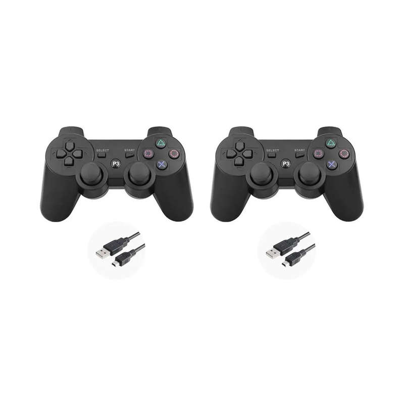Dual Shock Wireless Compatabile Controller For PS3 (For 2 Controllers)