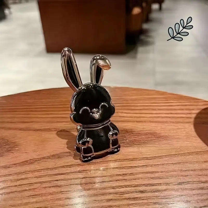 Cute Rabbit Foldable Phone & Tablet Stand  Ultra-Thin Electroplated Desktop Bracket (Bundle Set)