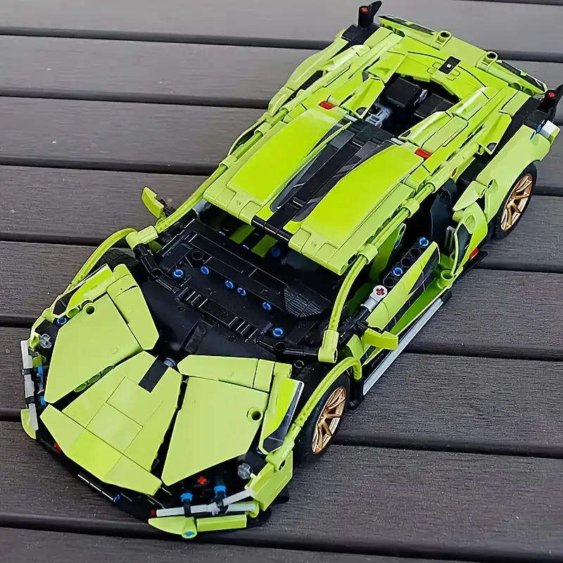 Racing Car Building Set  1860 Pieces | DIY Blocks for Ages 14+