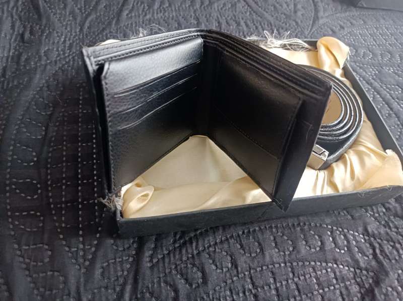 Belt and Wallet Set