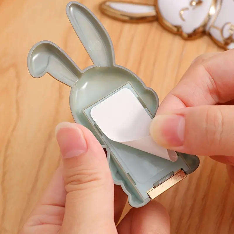 Cute Rabbit Foldable Phone & Tablet Stand  Ultra-Thin Electroplated Desktop Bracket (Bundle Set)
