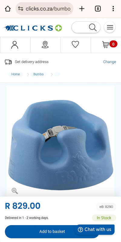 Bumbo baby floor seat - Blue