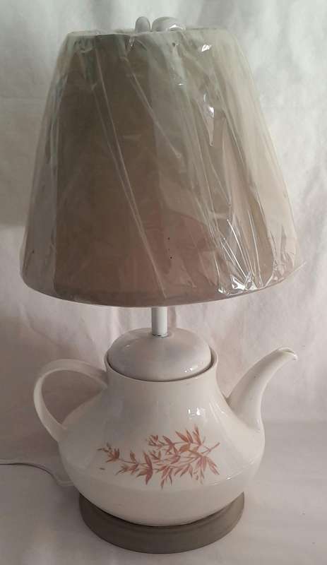 Upcycled Tea Pot Lamp