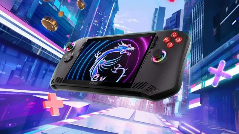 MSI Claw A1M Handheld Touchscreen Gaming Console