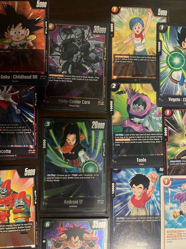 Dragon Ball Z Trading card bundle