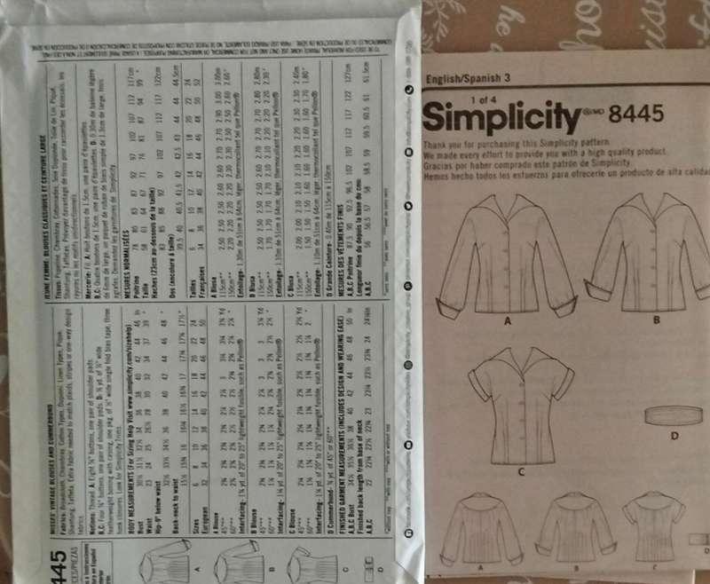 Simplitcity 8445 Size 6-14 Uncut Factory Folded Sewing Pattern