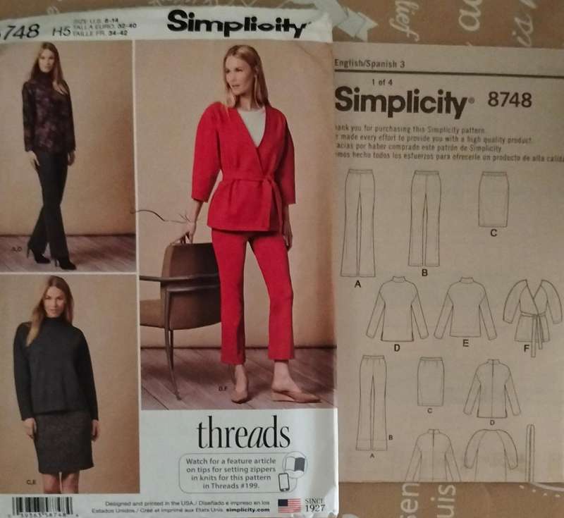 Simplitcity 8748 Size 6-14 Uncut Factory Folded Sewing Pattern