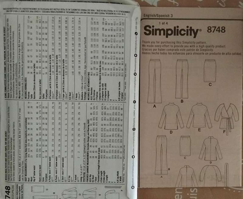 Simplitcity 8748 Size 6-14 Uncut Factory Folded Sewing Pattern