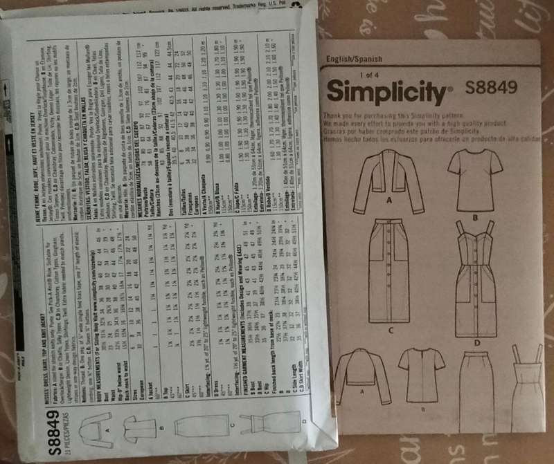 Simplitcity S8849 Size 6-14 Uncut Factory Folded Sewing Pattern