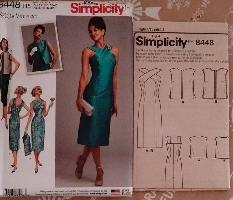 Simplitcity 8448 Size 6-14 Uncut Factory Folded Sewing Pattern