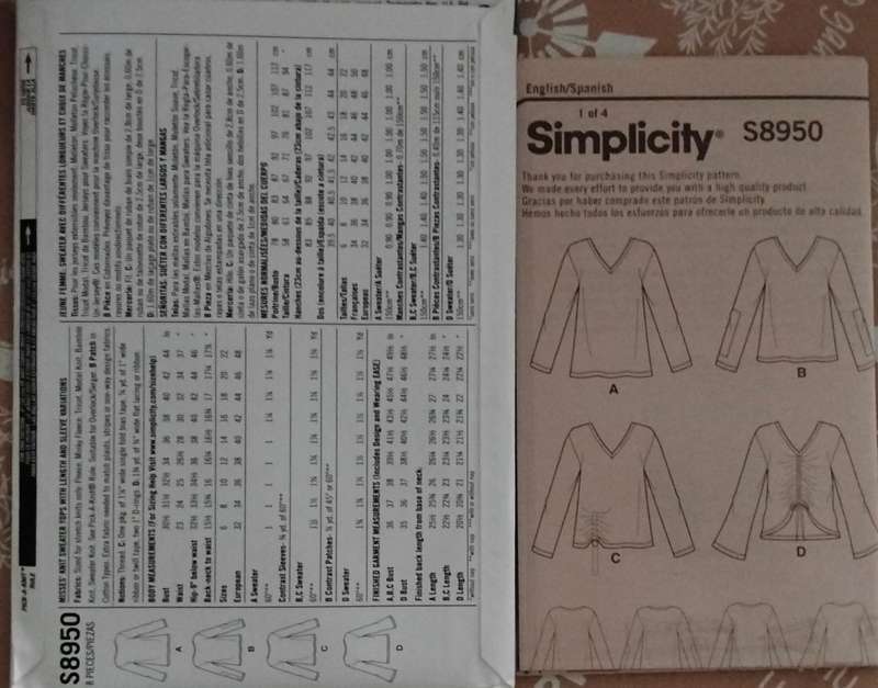 Simplitcity S8950  Size 6-14 Uncut Factory Folded Sewing Pattern