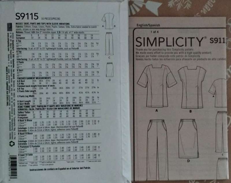 Simplitcity S9115 Size 6-14 Uncut Factory Folded Sewing Pattern