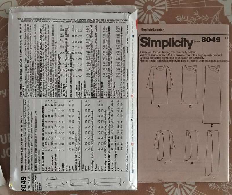 Simplitcity 8049 Size 8-16 Uncut Factory Folded Sewing Pattern