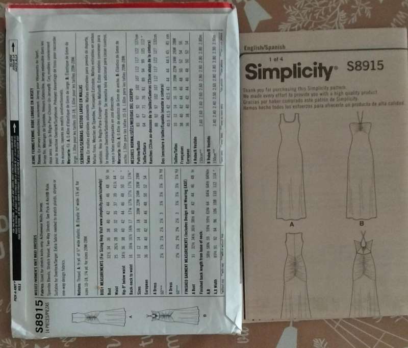 Simplitcity S8915 Size 10-18 Uncut Factory Folded Sewing Pattern