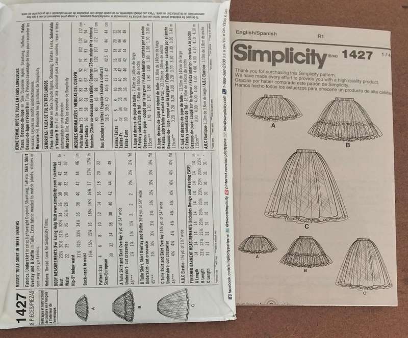 Simplicity 1427 Size 6-12 Uncut Factory Folded Sewing Pattern