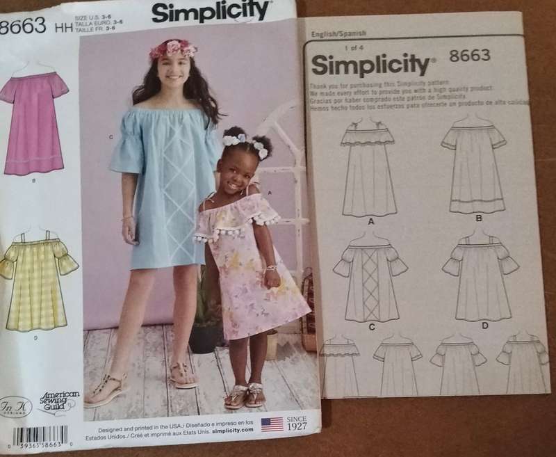 Simplitcity 8661 Size 3-8 Years Uncut Factory Folded Sewing Pattern