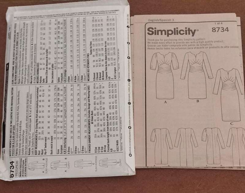 Simplitcity 8734 Size 10-18 Uncut Factory Folded Sewing Pattern