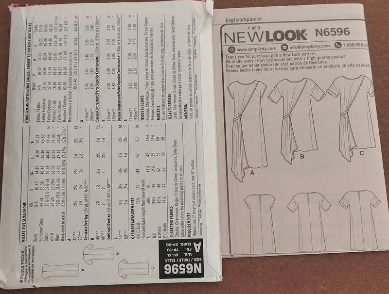 New Look N6596 Size XS-XL Uncut Factory Folded Sewing Pattern