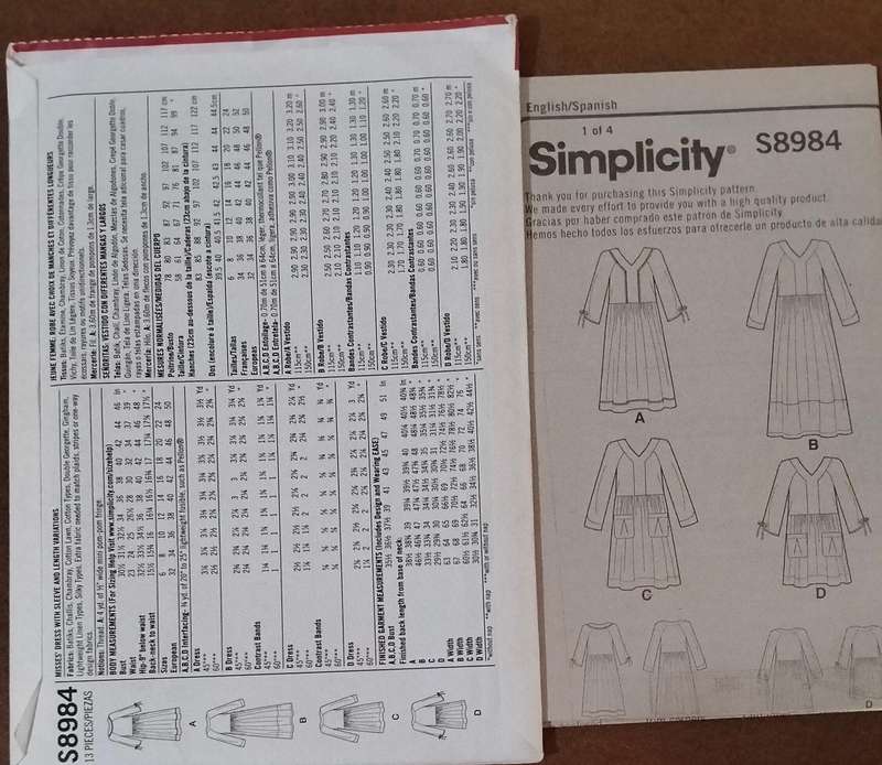 Simplitcity 8984 Size  6-14 Uncut Factory Folded Sewing Pattern
