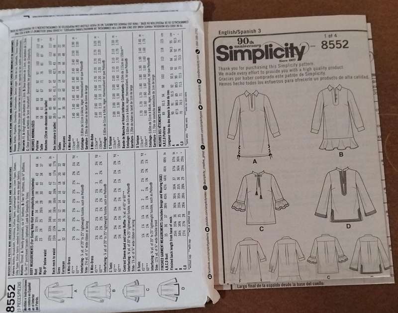 Simplitcity 8552 Size  6-14 Uncut Factory Folded Sewing Pattern