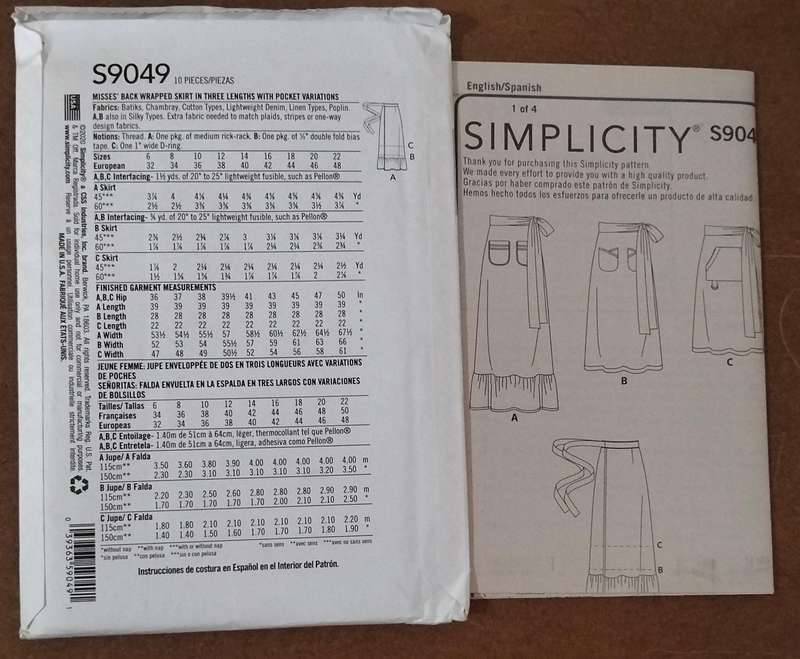 Simplicity S9049 Size 6-14 Uncut Factory Folded Sewing Pattern