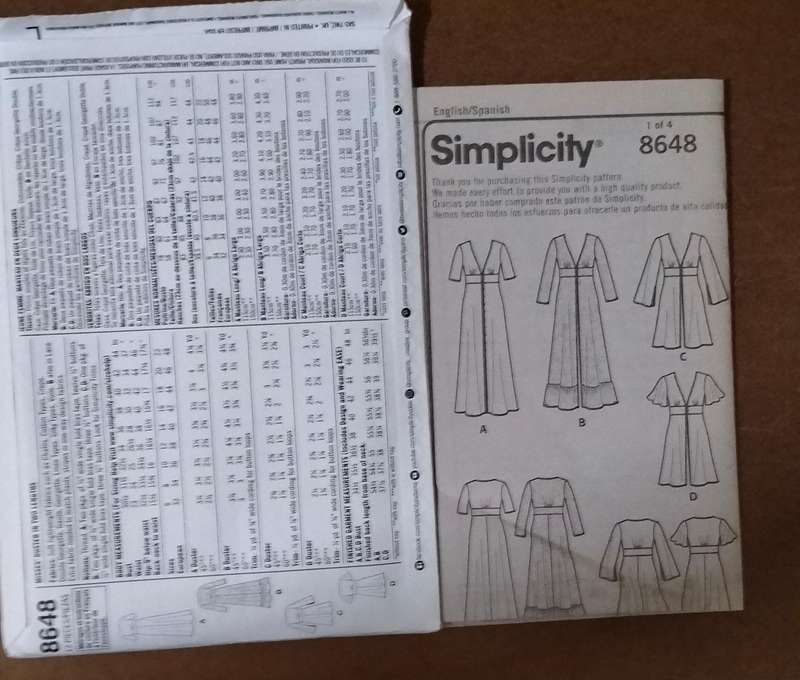 Simplicity 8648 Size 14-22 Uncut Factory Folded Sewing Pattern