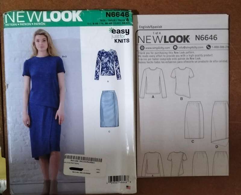 New Look N6645 Size 8-20 Uncut Factory Folded Sewing Pattern