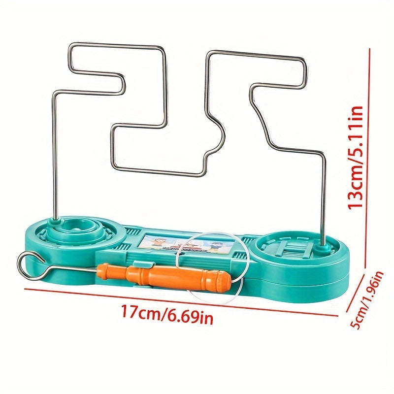 3D Line Maze Puzzle with Electric Shock Pen Attention Training Toys for 3-6 Years Old Kids