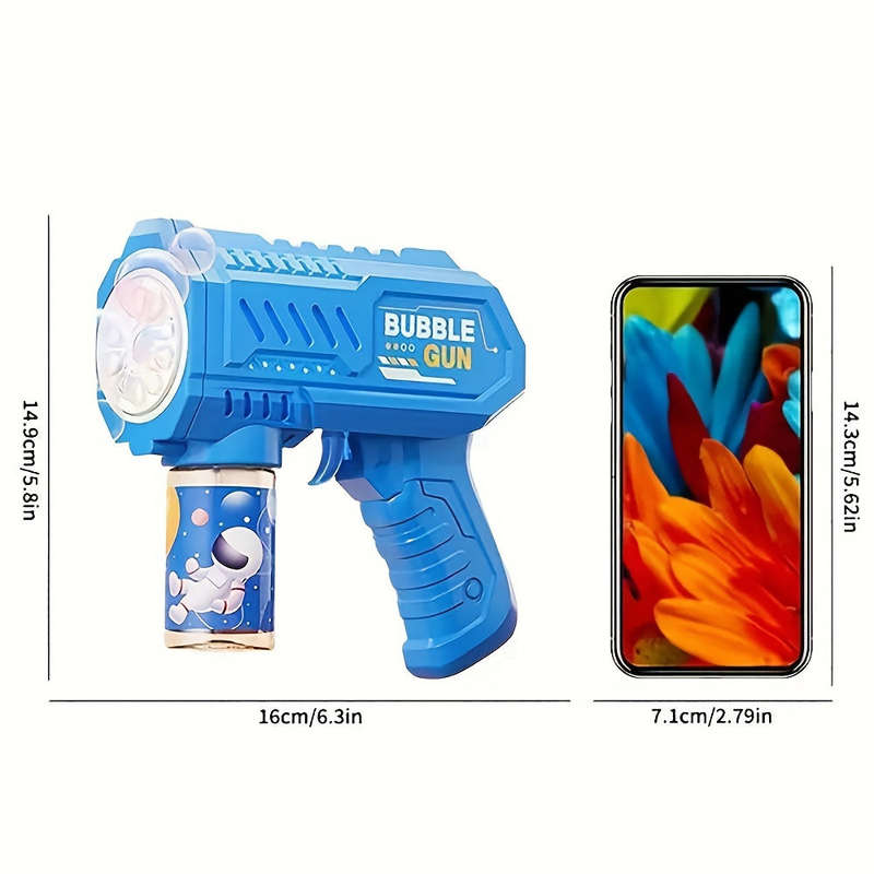 LED Bubble Gun Great Electric Bubble Machine for Outdoor Parties