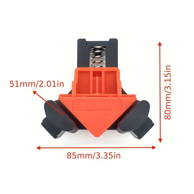 1 Pcs Easy Clip Plastic Angle Clamps  90° Framing Woodworking Brackets For Diy And Professional Use