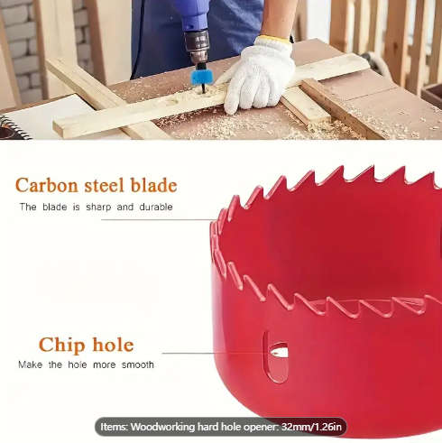 1pc Woodworking Hard Hole Opener 32mm