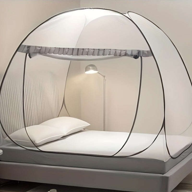 150cm x 200cm Pop-Up Mosquito Net Tent Portable Double Door Zipper Separate From The B