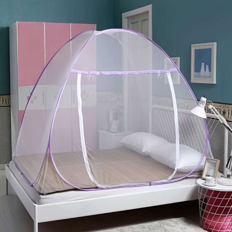 150cm x 200cm Pop-Up Mosquito Net Tent Portable Double Door Zipper Separate From The B