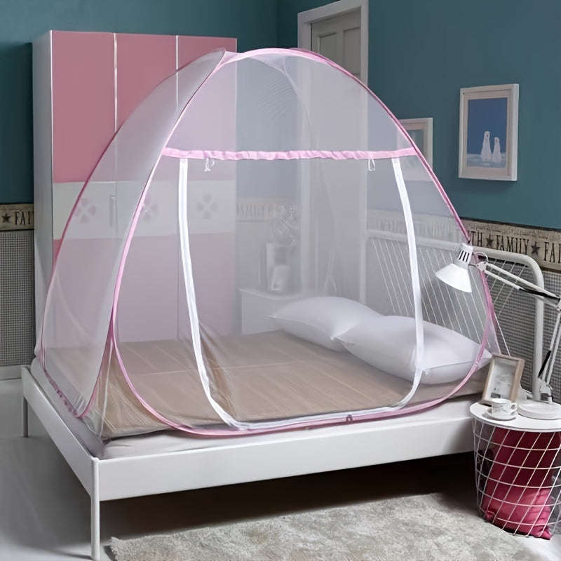 150cm x 200cm Pop-Up Mosquito Net Tent Portable Double Door Zipper Separate From The B