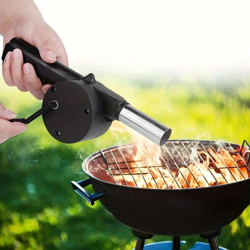 Portable Hand Blower For Bbq Camping And Fire-Building Efficient And Easy-To-Use Stove Accessory