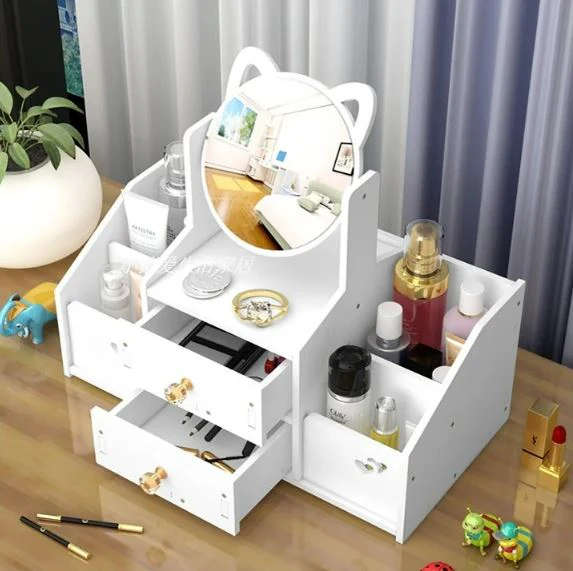 Mini Dressing Table Cosmetics Storage Rack