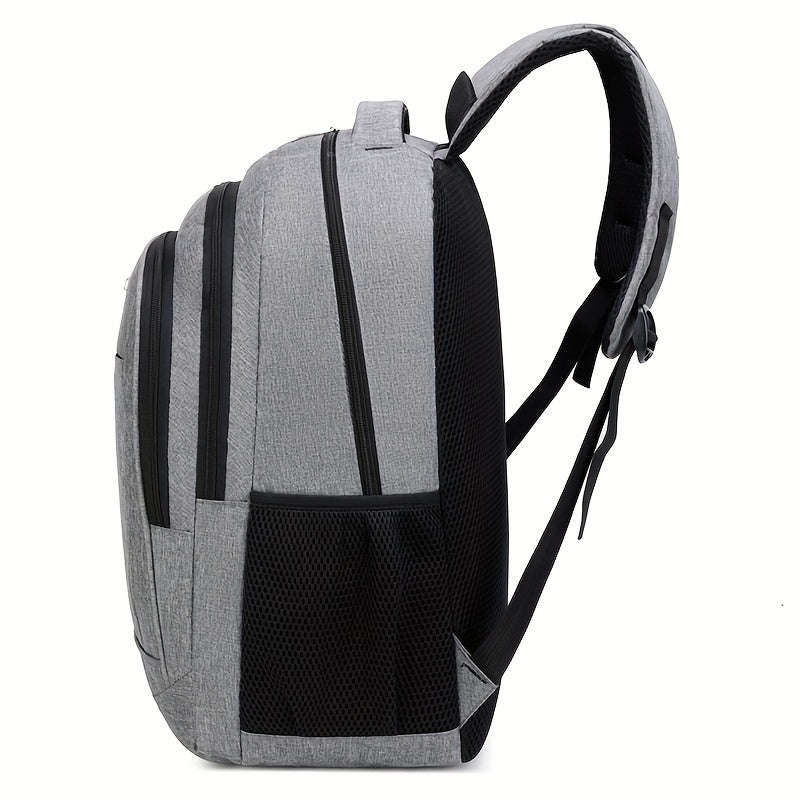 3pcs Student Trendy Large Capacity Backpacks Suitable For Junior And Senior High School Campus Leisu