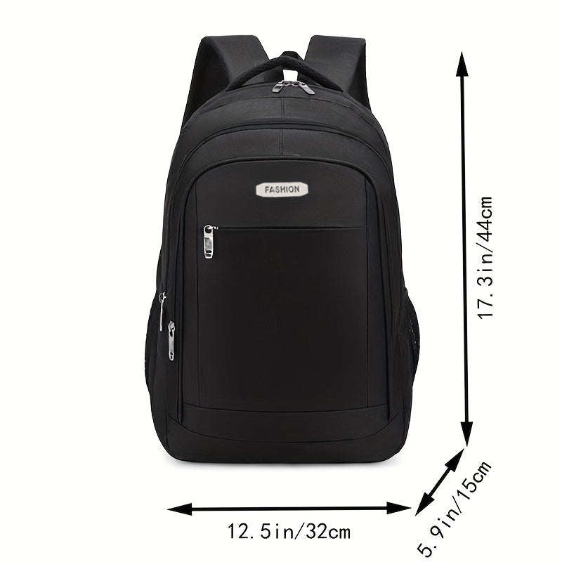 3pcs Student Trendy Large Capacity Backpacks Suitable For Junior And Senior High School Campus Leisu
