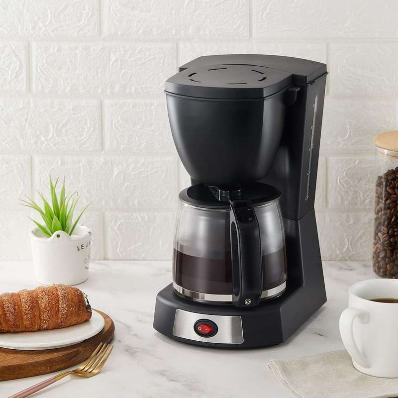 10 Cup Drip Coffee Maker With Reusable And Removable Coffee Filter