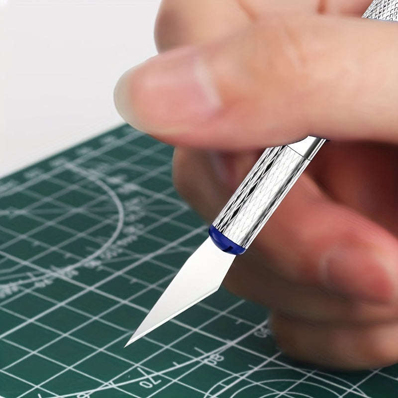 13pcs Metal Carving Knife Pen Art Seal Cutting Manual Combination Paper Cuttings Non-Slip Gadget DIY