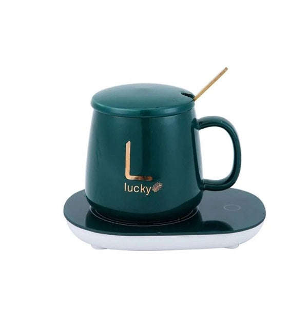 Temperature Control Mug With Smart Heating Coaster
