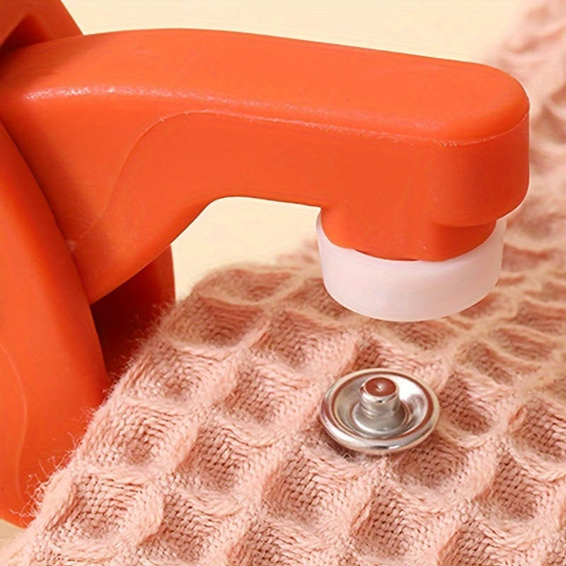 50 Sets Snap Button Kit With Manual Pressure Pliers And 50 Snap Buttons And 1 Transparent Box