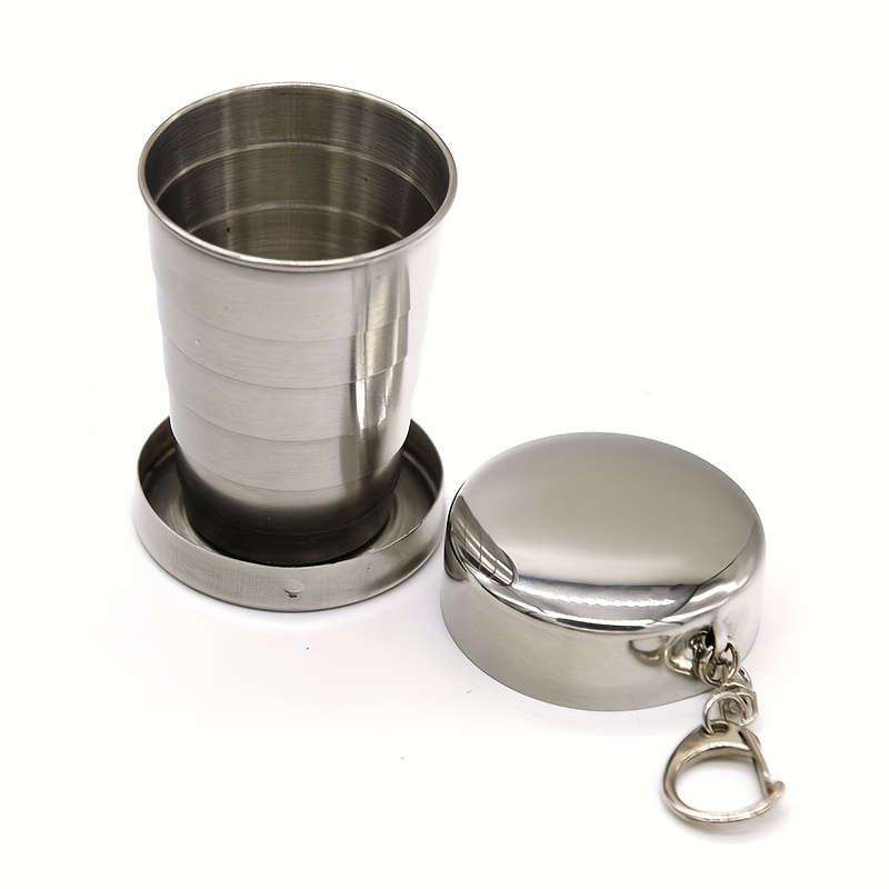 Irish Coffee Stainless Steel Folding Cup Set Portable Travel Camping Tea Cup Environmentally Frien