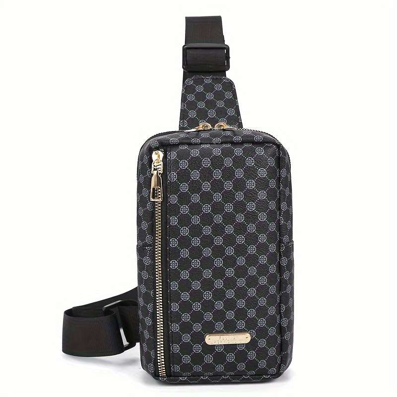 1 Piece Men's Classic Simple Chest Bag Casual Crossbody Bag