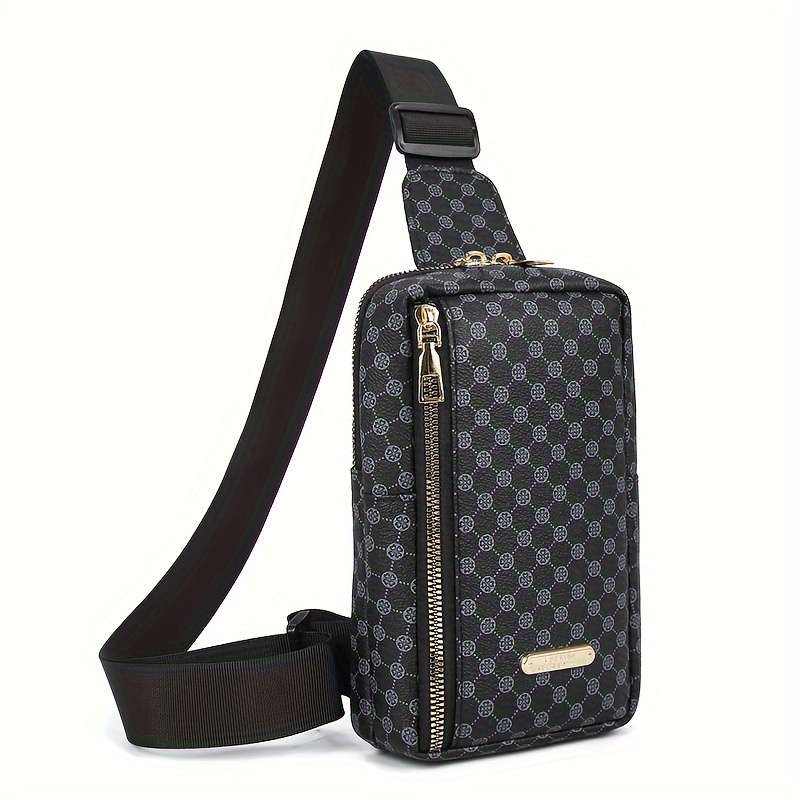 1 Piece Men's Classic Simple Chest Bag Casual Crossbody Bag