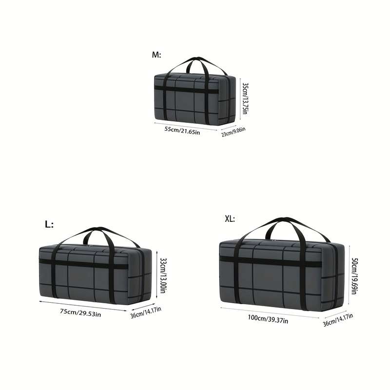1  pcs Capacity Foldable Storage Bag - Durable Scratch-Proof And Moisture-Proof Clothing And