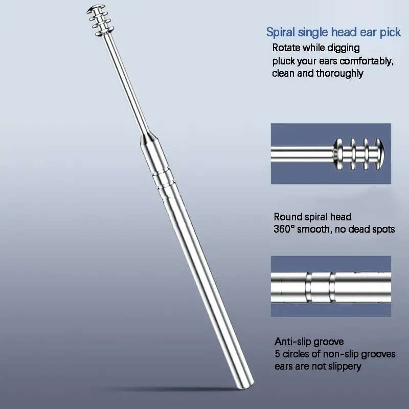 6-Piece Stainless Steel Ear Wax Removal Kit  Gentle And Effective Cleaning Tools